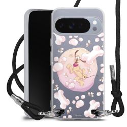 New Carry Case Transparent Stoff schwarz/silber