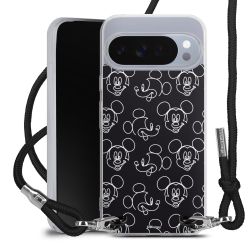 New Carry Case Transparent Stoff schwarz/silber