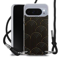 New Carry Case Transparent Stoff schwarz/silber