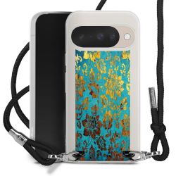 New Carry Case Transparent Stoff schwarz/silber