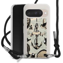 New Carry Case Transparent Stoff schwarz/silber