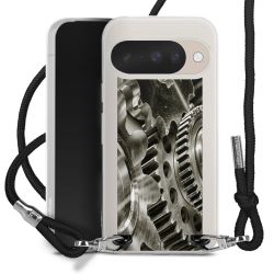 New Carry Case Transparent Stoff schwarz/silber