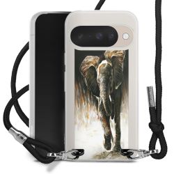 New Carry Case Transparent Stoff schwarz/silber