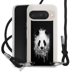 New Carry Case Transparent Stoff schwarz/silber