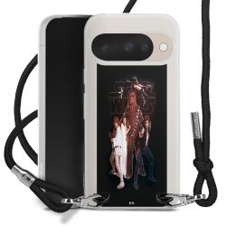 New Carry Case Transparent Stoff schwarz/silber