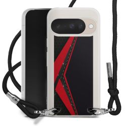 New Carry Case Transparent Stoff schwarz/silber