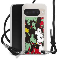 New Carry Case Transparent Stoff schwarz/silber