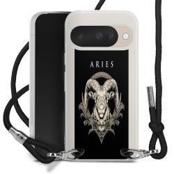 New Carry Case Transparent Stoff schwarz/silber