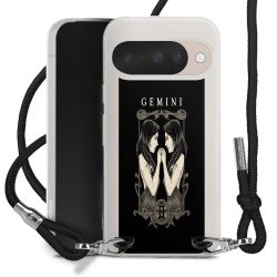 New Carry Case Transparent Stoff schwarz/silber