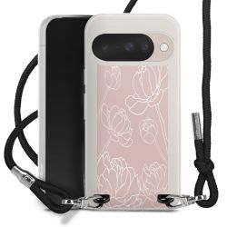 New Carry Case Transparent Stoff schwarz/silber