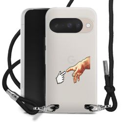 New Carry Case Transparent Stoff schwarz/silber