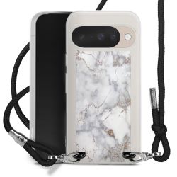 New Carry Case Transparent Stoff schwarz/silber