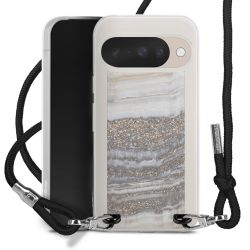 New Carry Case Transparent Stoff schwarz/silber