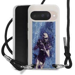 New Carry Case Transparent Stoff schwarz/silber