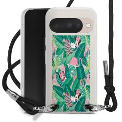 New Carry Case Transparent Stoff schwarz/silber