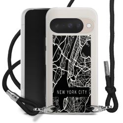 New Carry Case Transparent Stoff schwarz/silber