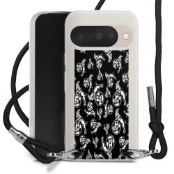 Carry Case Stoff schwarz/silber