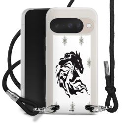 New Carry Case Transparent Stoff schwarz/silber