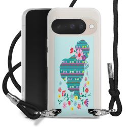 New Carry Case Transparent Stoff schwarz/silber