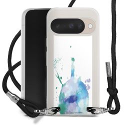 New Carry Case Transparent Stoff schwarz/silber