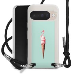 New Carry Case Transparent Stoff schwarz/silber