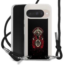 New Carry Case Transparent Stoff schwarz/silber