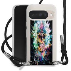 New Carry Case Transparent Stoff schwarz/silber