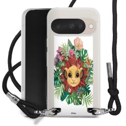 New Carry Case Transparent Stoff schwarz/silber