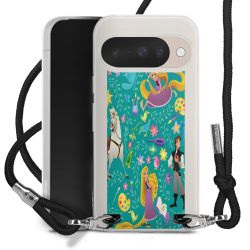 New Carry Case Transparent Stoff schwarz/silber