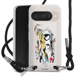 New Carry Case Transparent Stoff schwarz/silber