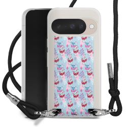 New Carry Case Transparent Stoff schwarz/silber