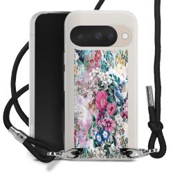 New Carry Case Transparent Stoff schwarz/silber