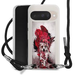 New Carry Case Transparent Stoff schwarz/silber