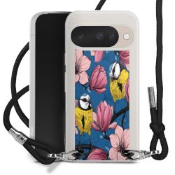 New Carry Case Transparent Stoff schwarz/silber