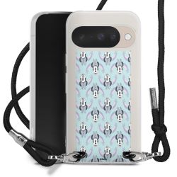 New Carry Case Transparent Stoff schwarz/silber