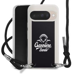 New Carry Case Transparent Stoff schwarz/silber