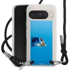 New Carry Case Transparent Stoff schwarz/silber