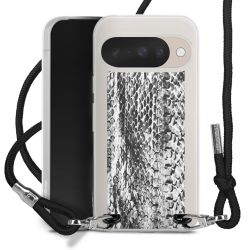 New Carry Case Transparent Stoff schwarz/silber