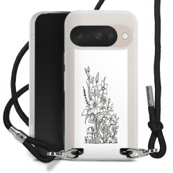 New Carry Case Transparent Stoff schwarz/silber