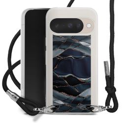 New Carry Case Transparent Stoff schwarz/silber