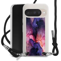 New Carry Case Transparent Stoff schwarz/silber