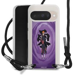 New Carry Case Transparent Stoff schwarz/silber