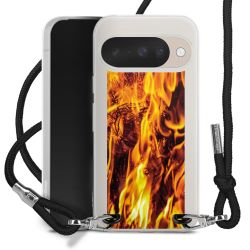 New Carry Case Transparent Stoff schwarz/silber