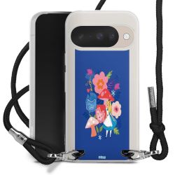 New Carry Case Transparent Stoff schwarz/silber