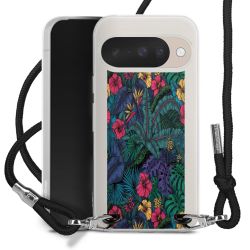 New Carry Case Transparent Stoff schwarz/silber