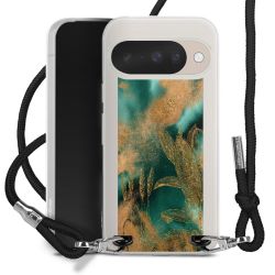 New Carry Case Transparent Stoff schwarz/silber