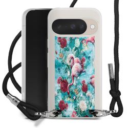 New Carry Case Transparent Stoff schwarz/silber