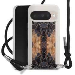 New Carry Case Transparent Stoff schwarz/silber