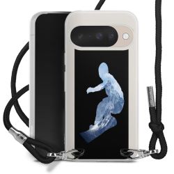 New Carry Case Transparent Stoff schwarz/silber