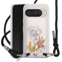 New Carry Case Transparent Stoff schwarz/silber